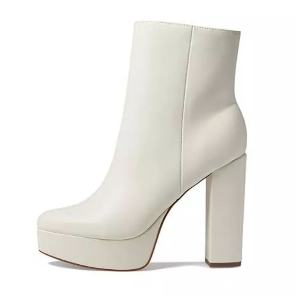 Marc fisher Lolita Boots Cream 10 - Picture 2 of 14